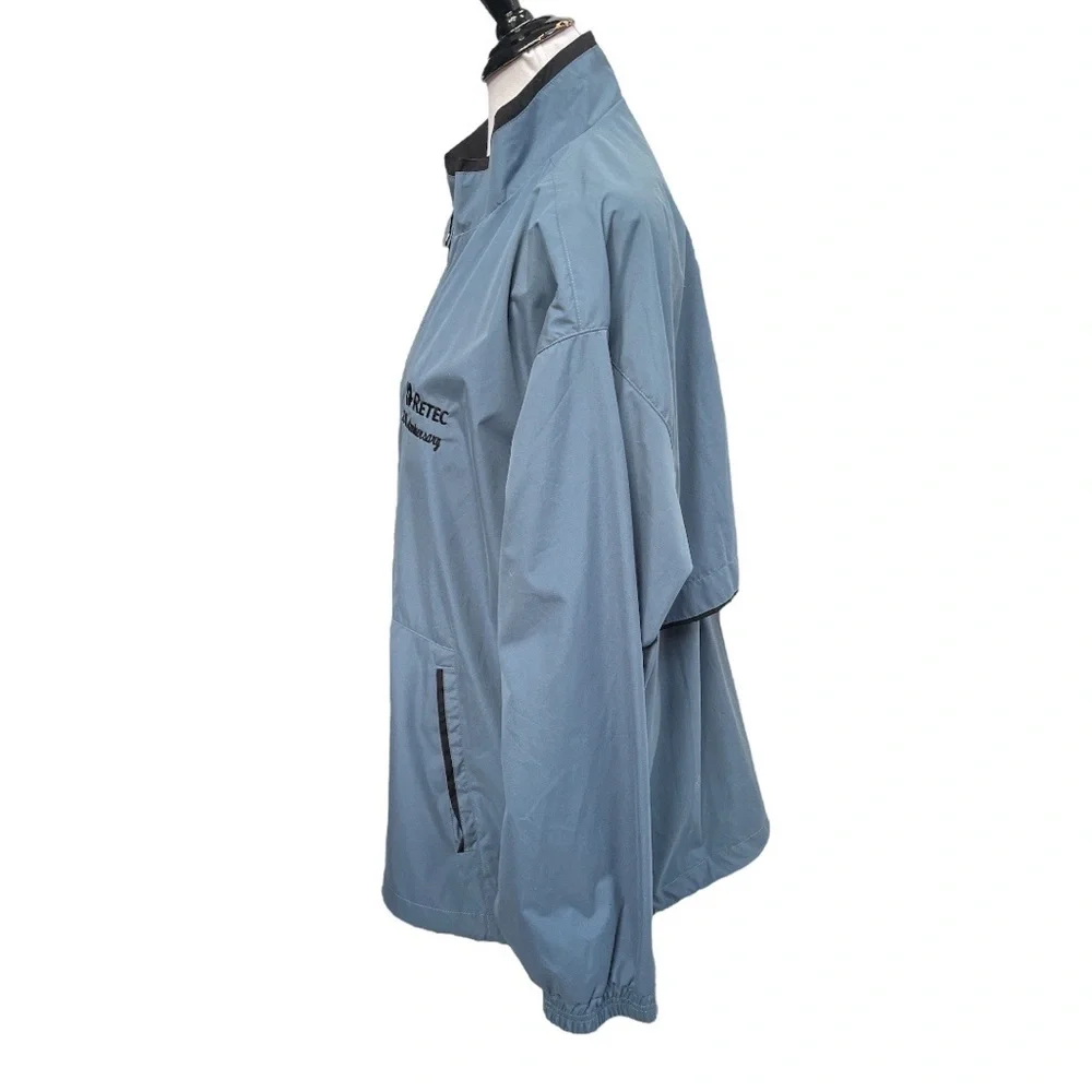 Outer Boundary Retec 20th Anniversary Windbreaker Blue Size XLarge